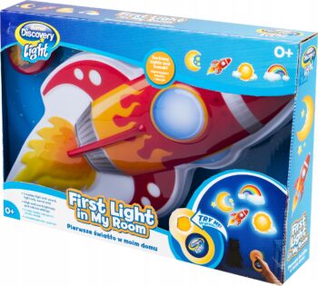 DUMEL LAMPKA Z EFEKTEM ŚWIETLNYM I DŹWIĘKOWYM NA PILOTA RAKIETA