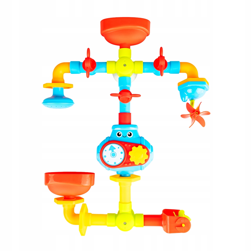 DUMEL ZABAWKA WODNA MEGA HYDRAULIK PRZYSSAWKI DO WANNY 30 ELEMENTÓW