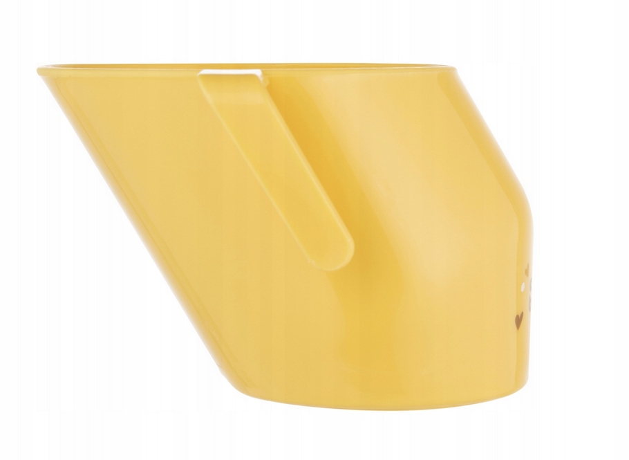 CANPOL KUBEK OTWARTY DO NAUKI PICIA Z UCHWYTAMI 180ML 12M+ ŻÓŁTY