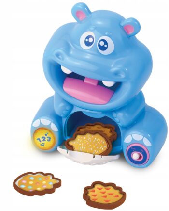 DUMEL CIASTECZKOWY HIPCIO DWUJĘZYCZNY LICZY ŚWIECI WYDAJE DŹWIĘKI 12M