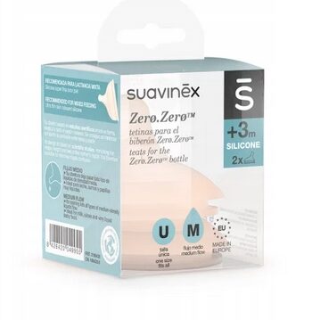 SUAVINEX SMOCZEK ZERO ZERO ŚREDNI PRZEPŁYW 2X