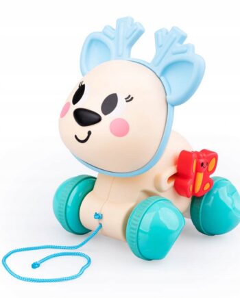 DUMEL ROZKOŁYSANY JELEŃ NA SZNURECZKU DO PROWADZENIA