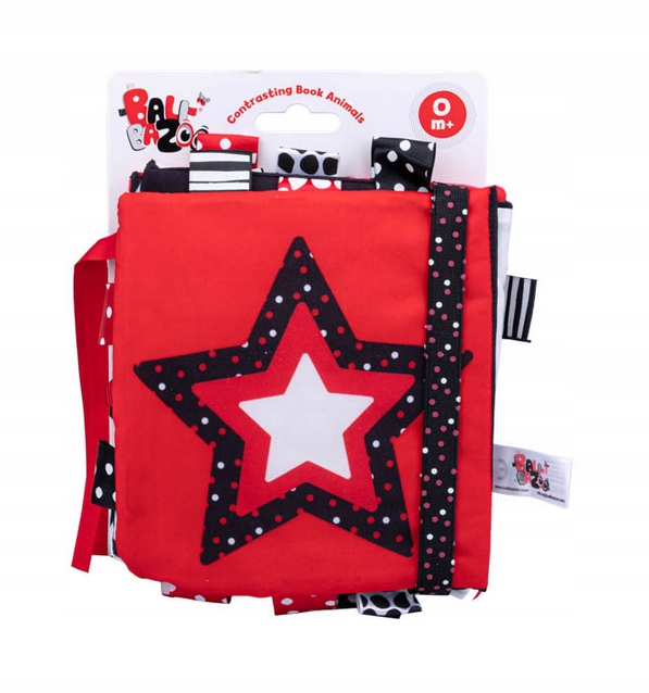 BALIBAZOO KSIĄŻECZKA SENSORYCZNA HARMONIJKA ZWIERZAKI SENSORY 0M+