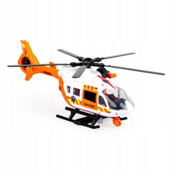 DUMEL FLOTA HELIKOPTER RATUNKOWY DŹWIĘK ŚWIATŁA NA BATERIE