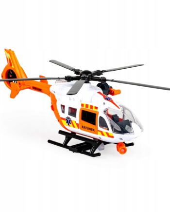 DUMEL FLOTA HELIKOPTER RATUNKOWY DŹWIĘK ŚWIATŁA NA BATERIE