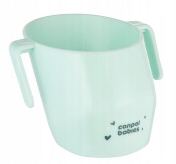 CANPOL KUBEK OTWARTY DO NAUKI PICIA Z UCHWYTAMI 180ML 12M+