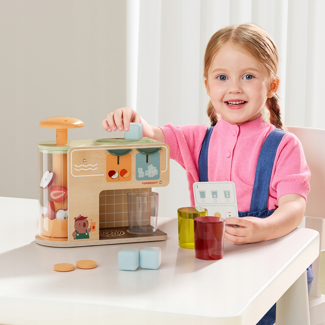 TOPBRIGHT ZABAWA EDUKACYJNA KREATYWNA DREWNIANA WYCISKARKA DO SOKÓW 36M+