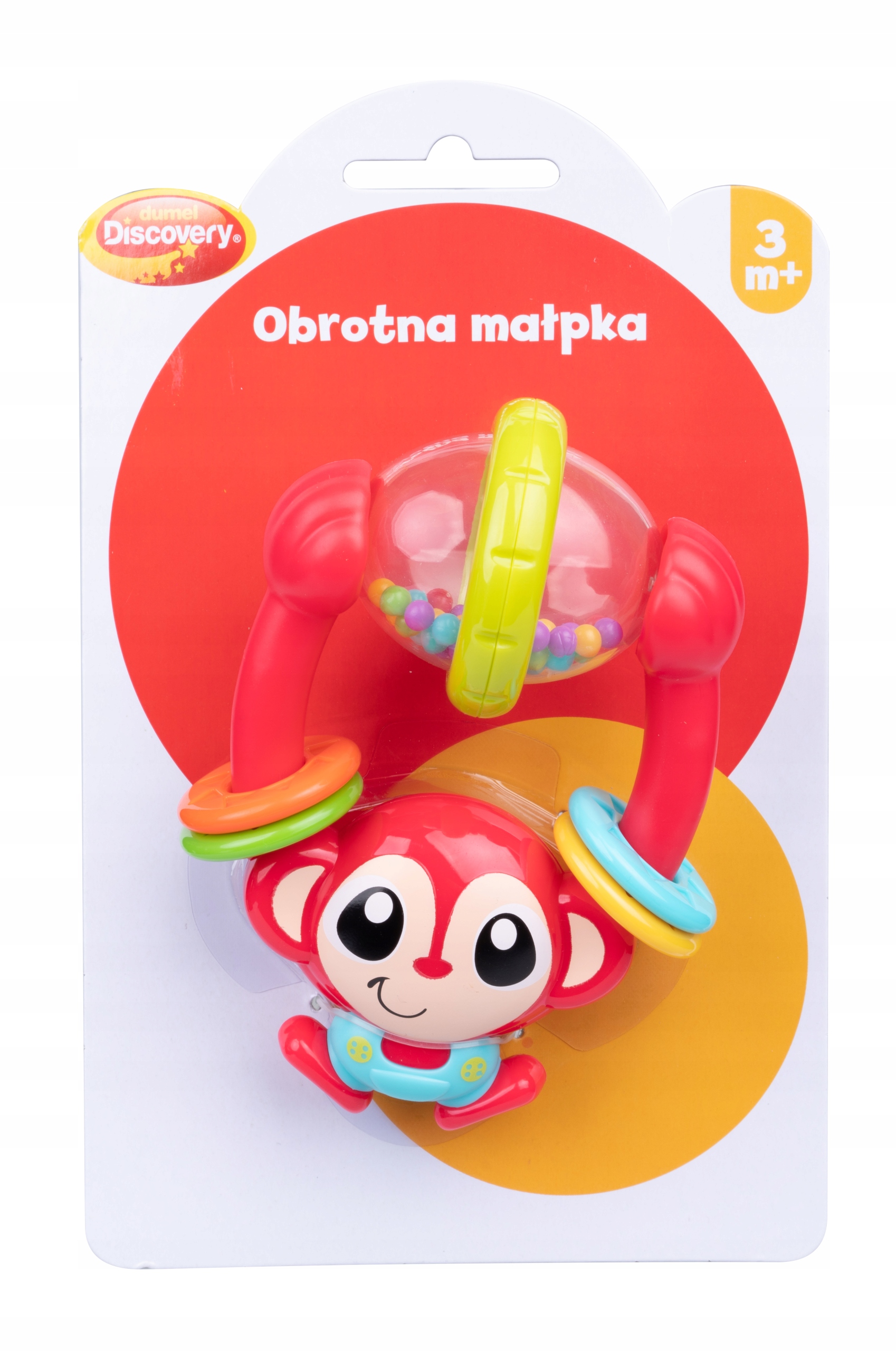 DUMEL GRZECHOTKA OBROTNA MAŁPKA 3M+