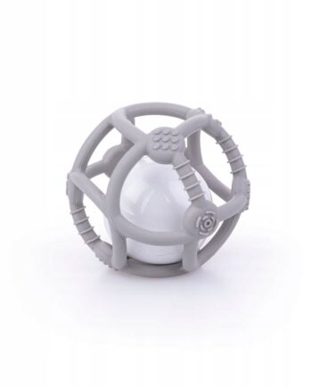 GiliGums GRZECHOTKA GRYZAK SILIKON PIŁKA SZARA