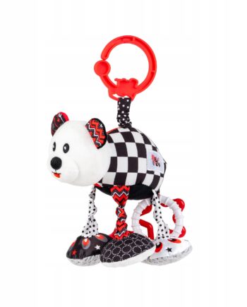 BALIBAZOO ZAWIESZKA SENSORYCZNA KONTRASTOWA MIŚ JACUŚ Z WIBRACJĄ 0M+