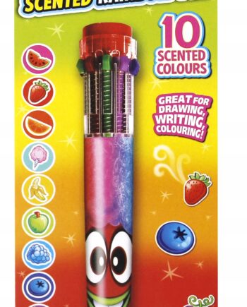 SCENTOS DUMEL PACHNĄCY DŁUGOPIS ŻELOWY MULTIKOLOR 10 KOLORÓW