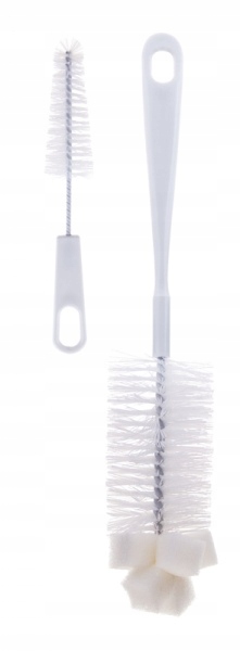 CANPOL SZCZOTKA DO BUTELEK I SMOCZKÓW GĄBKA BIAŁA