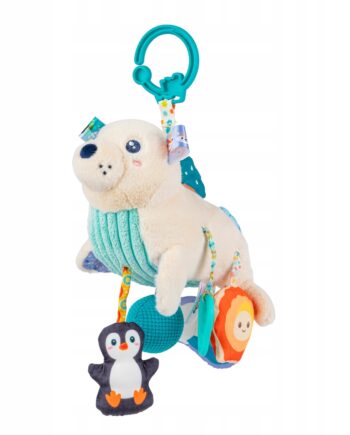 BALIBAZOO ZAWIESZKA SENSORYCZNA FOKA SONIA LINKI DO PRZECIĄGANIA 0M+