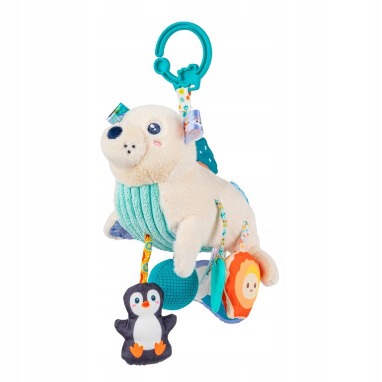 BALIBAZOO ZAWIESZKA SENSORYCZNA FOKA SONIA LINKI DO PRZECIĄGANIA 0M+