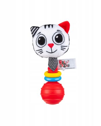 BALIBAZOO GRZECHOTKA SENSORYCZNA KOTEK SENSORY 0M+