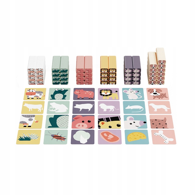 TOPBRIGHT DREWNIANA GRA ZRĘCZNOŚCIOWA WIEŻA JAKIE TO ZWIERZĘ? 36M+