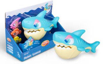 DUMEL ZABAWKA DO WODY KĄPIELI REKIN ŁOWCA Z RYBKAMI