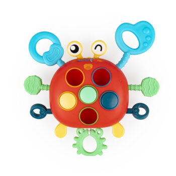 TULIFUN ZABAWKA SENSORYCZNA KRAB SENSORYCZNE NIESPODZIANKI 18M+