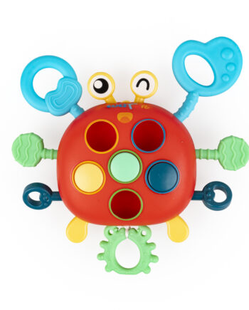 TULIFUN ZABAWKA SENSORYCZNA KRAB SENSORYCZNE NIESPODZIANKI 18M+