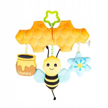 BALIBAZOO ZAWIESZKA PSZCZÓŁKA NA ŁĄCE PISZCZAŁKA GRZECHOTKA DZWONECZEK 0M+