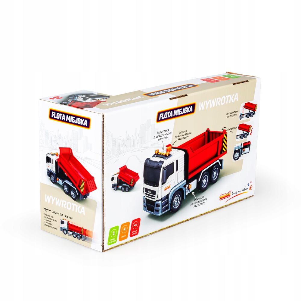 DUMEL FLOTA SAMOCHÓD WYWROTKA WÓZ BUDOWLANY NA BATERIE