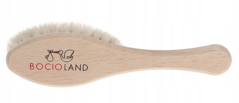 BOCIOLAND DREWNIANA SZCZOTKA DO WŁOSÓW KOZIE WŁOSIE MIĘKKA
