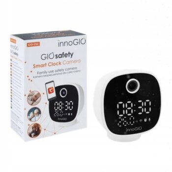 INNOGIO KAMERA WI-FI ELEKTRONICZNA NIANIA GIOSAFETY SMART CLOCK
