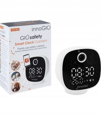 INNOGIO KAMERA WI-FI ELEKTRONICZNA NIANIA GIOSAFETY SMART CLOCK