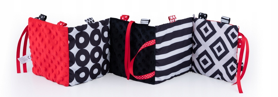 BALIBAZOO KSIĄŻECZKA SENSORYCZNA HARMONIJKA ZWIERZAKI SENSORY 0M+