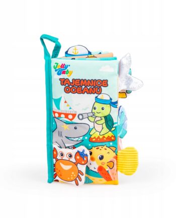 JOLLY BABY KSIĄŻKA KSIĄŻECZKA SENSORYCZNA TAJEMNICE OCEANU 0M+