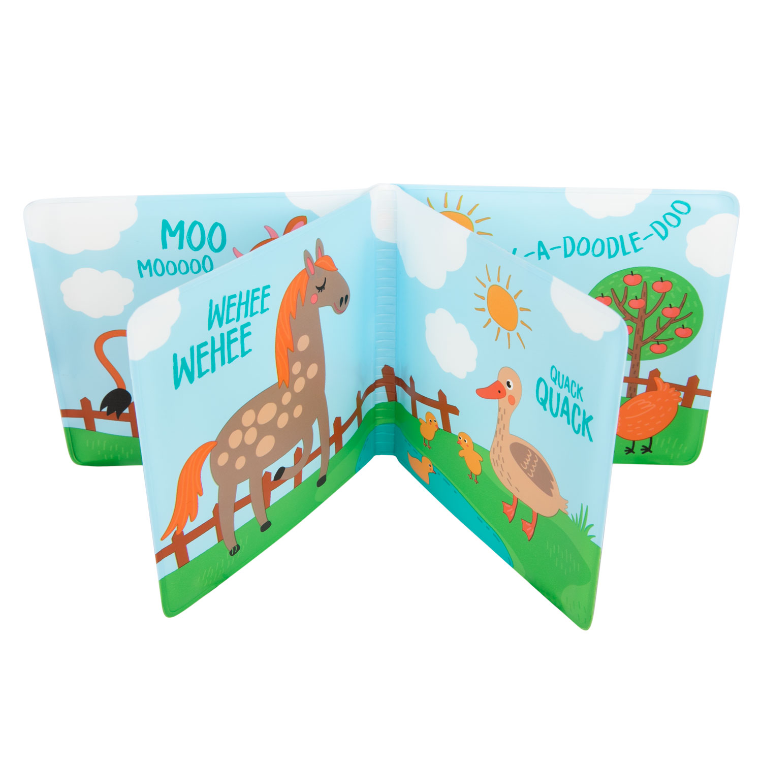 CANPOL MIĘKKA KSIĄŻECZKA Z PISZCZKIEM FARMA