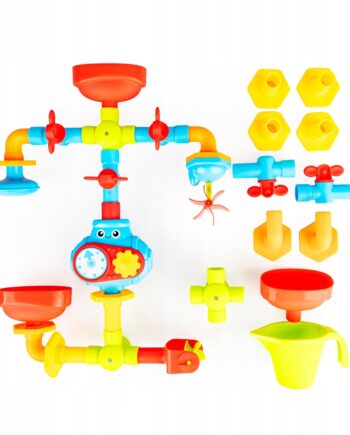 DUMEL ZABAWKA WODNA MEGA HYDRAULIK PRZYSSAWKI DO WANNY 30 ELEMENTÓW