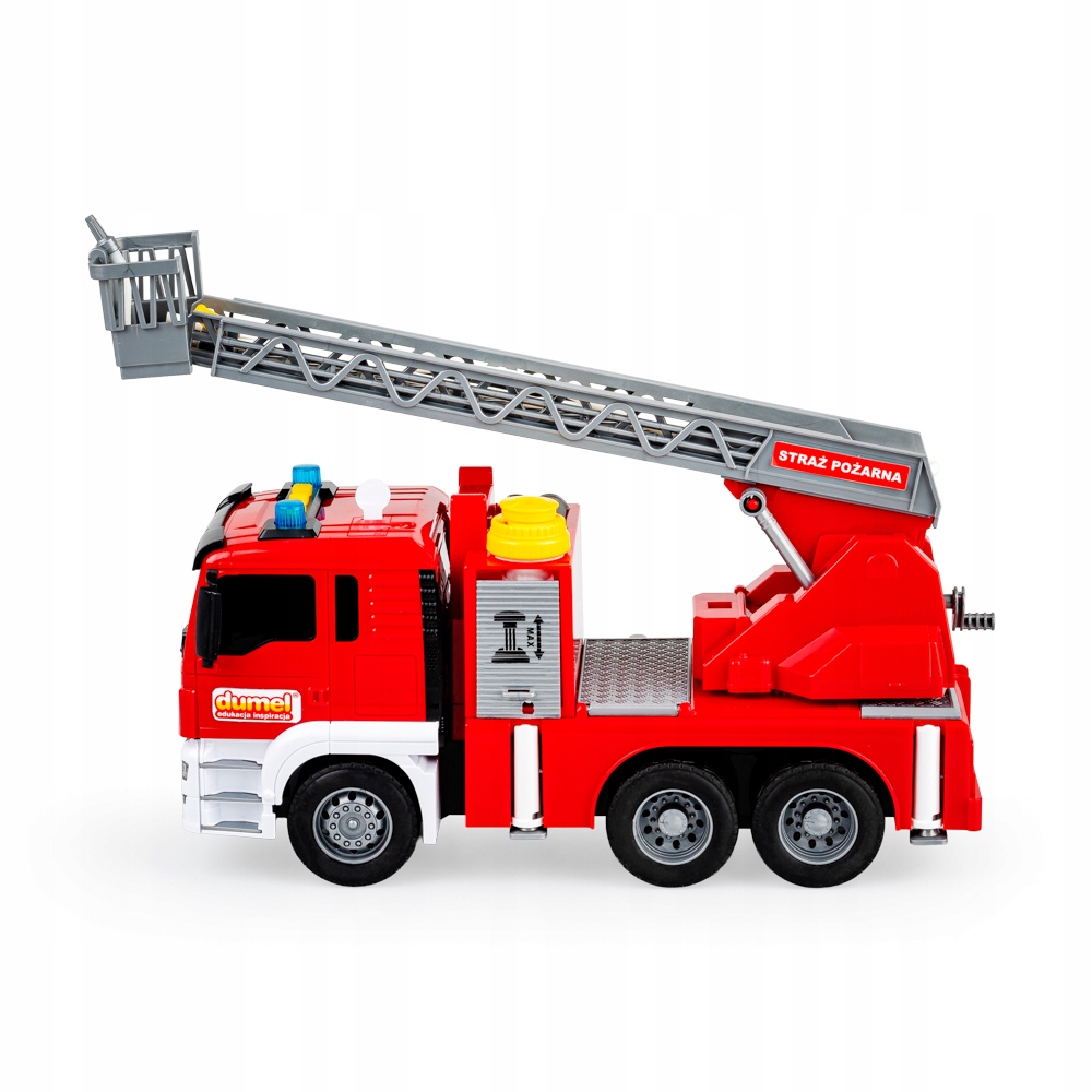 DUMEL FLOTA WÓZ STRAŻACKI STRAŻ POŻARNA NA BATERIE PRYSKA WODĄ