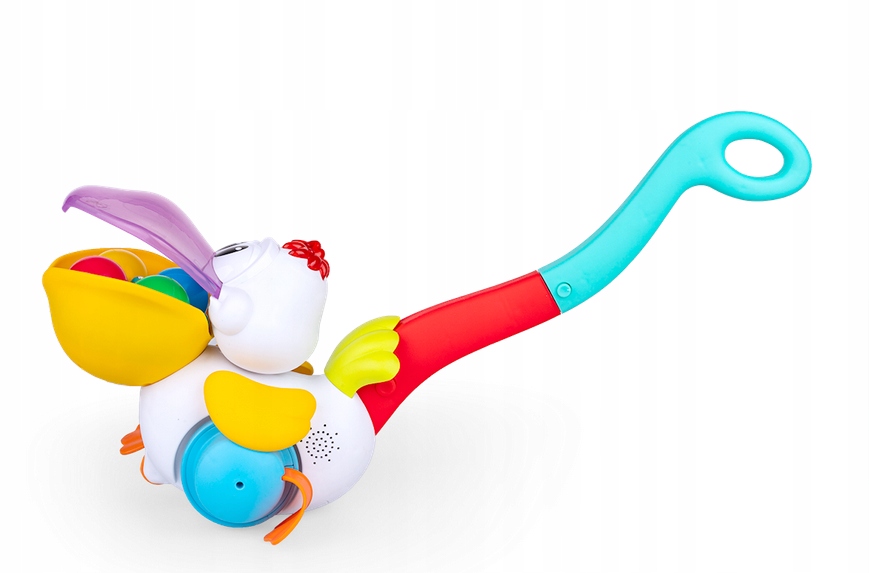 DUMEL PIŁECZKOWY PELIKAN ŚPIEWA PO POLSKU ODCZEPIANA RĄCZKA 18M+