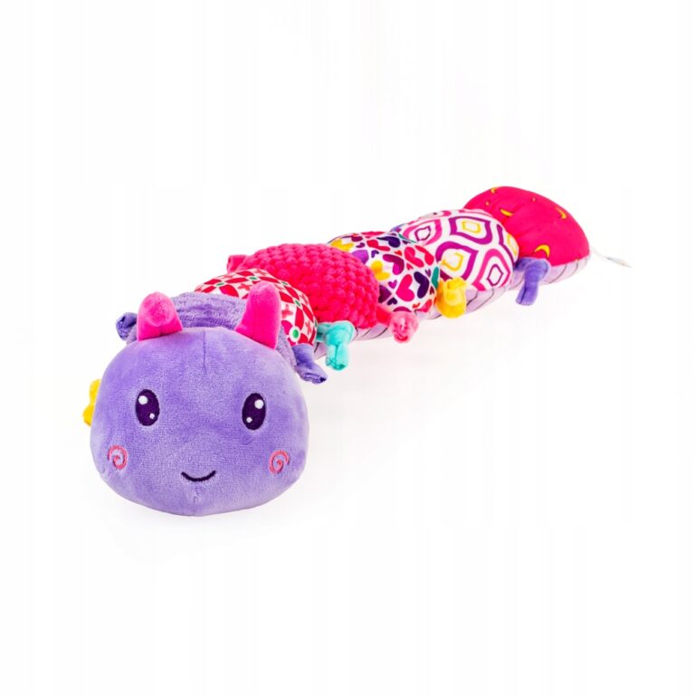 JOLLY BABY GĄSIENICA ZOSIA Z MIARKĄ PLUSZOWA SENSORYCZNA 0M+