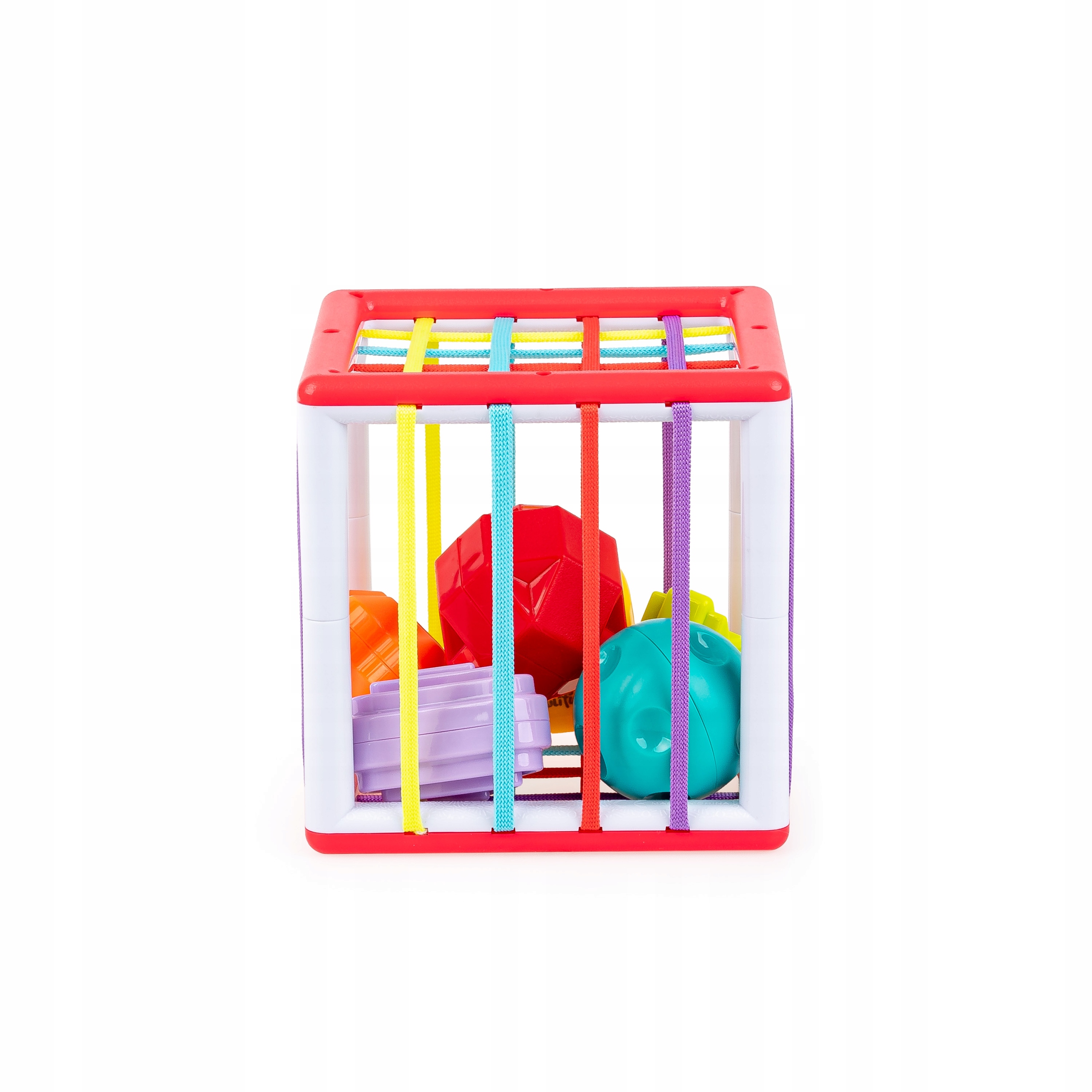 TULIFUN KOSTKA Z ELASTYCZNYMI ŚCIANKAMI PEŁNA KSZTAŁTÓW 6 KLOCKÓW 6M+