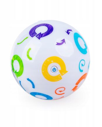 DUMEL UCIEKAJĄCA PIŁKA TURLACZEK ŚWIECI KOLOROWO 6M+