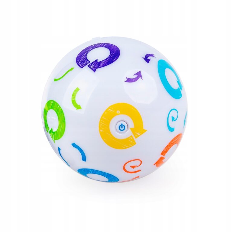 DUMEL UCIEKAJĄCA PIŁKA TURLACZEK ŚWIECI KOLOROWO 6M+