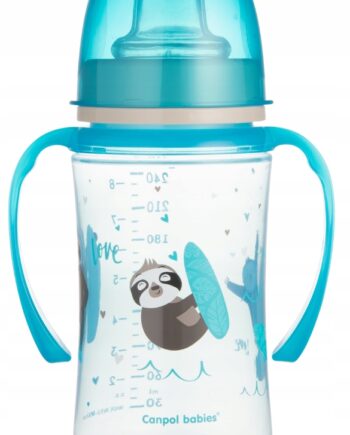CANPOL KUBEK TRENINGOWY 240ML EXOTIC ANIMALS 6m+