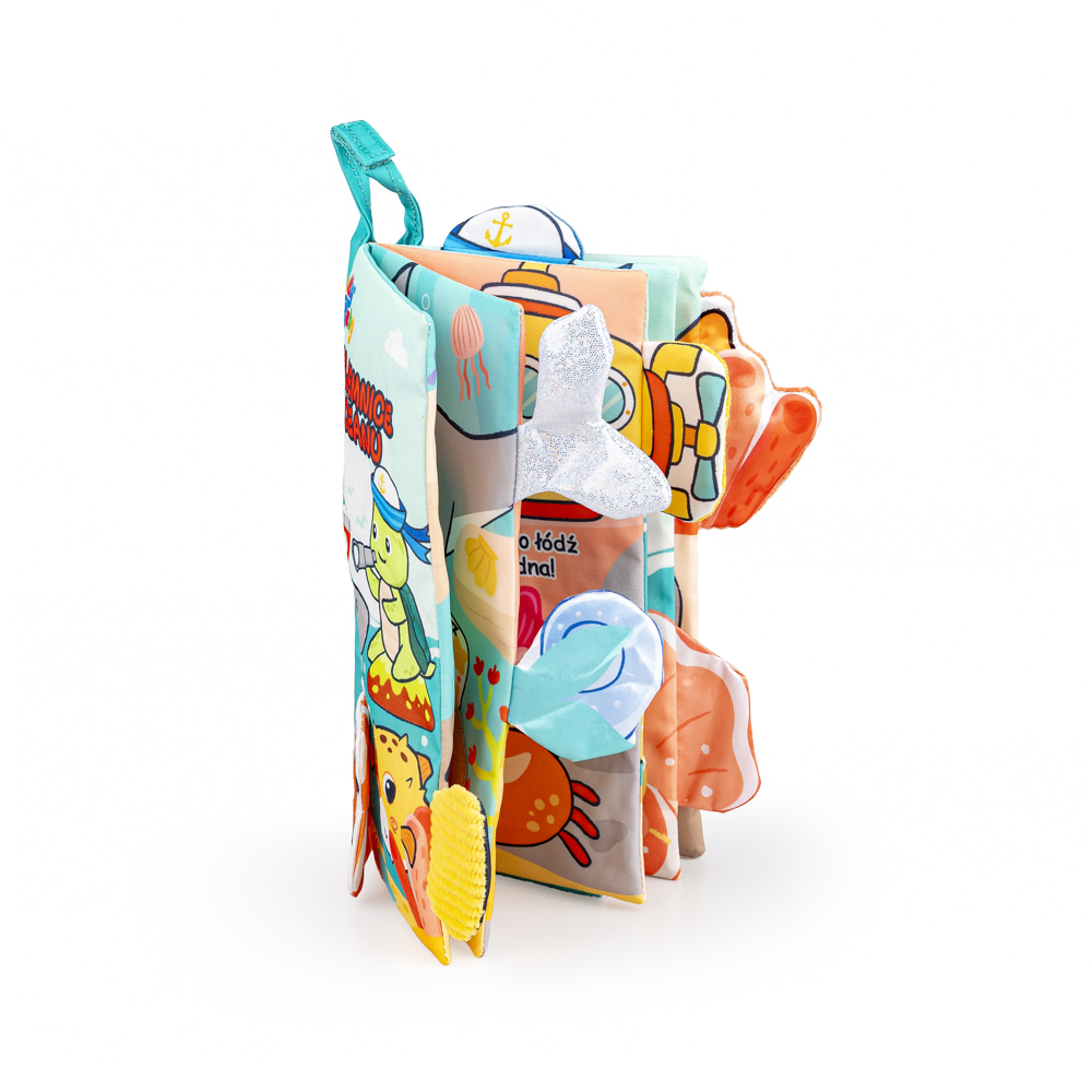 JOLLY BABY KSIĄŻKA KSIĄŻECZKA SENSORYCZNA TAJEMNICE OCEANU 0M+