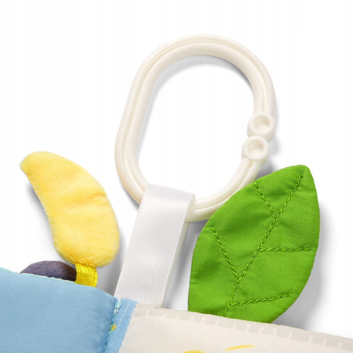 BABYONO KSIĄŻECZKA KSIĄŻKA SENSORYCZNA Z ZAWIESZKĄ MY LIFE 0M+