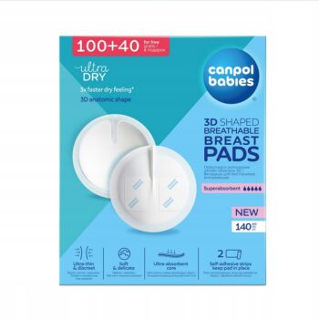 CANPOL WKŁADKI LAKTACYJNE PASKIEM SAMOPRZ. 140SZT
