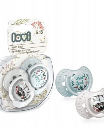 LOVI Smoczek dynamiczny 6-18m 2 szt Wild Soul Boy