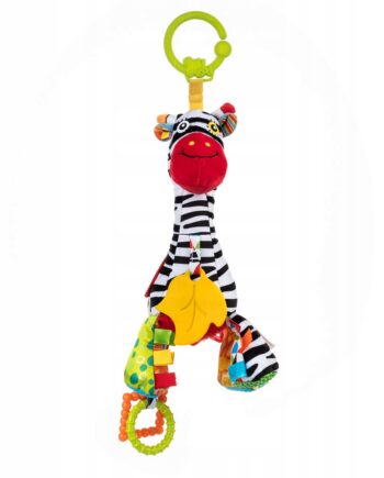 BALIBAZOO ZAWIESZKA SENSORYCZNA ZEBRA ZOYA Z POZYTYWKĄ 0M+