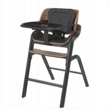 ESPIRO KRZESEŁKO DO KARMIENIA Z REGULOWANYM PODNÓŻKIEM PURE CZARNE