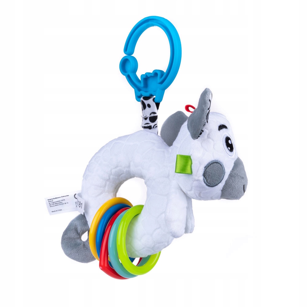 BALIBAZOO ZAWIESZKA SENSORYCZNA PIES Z GRZECHOTKĄ