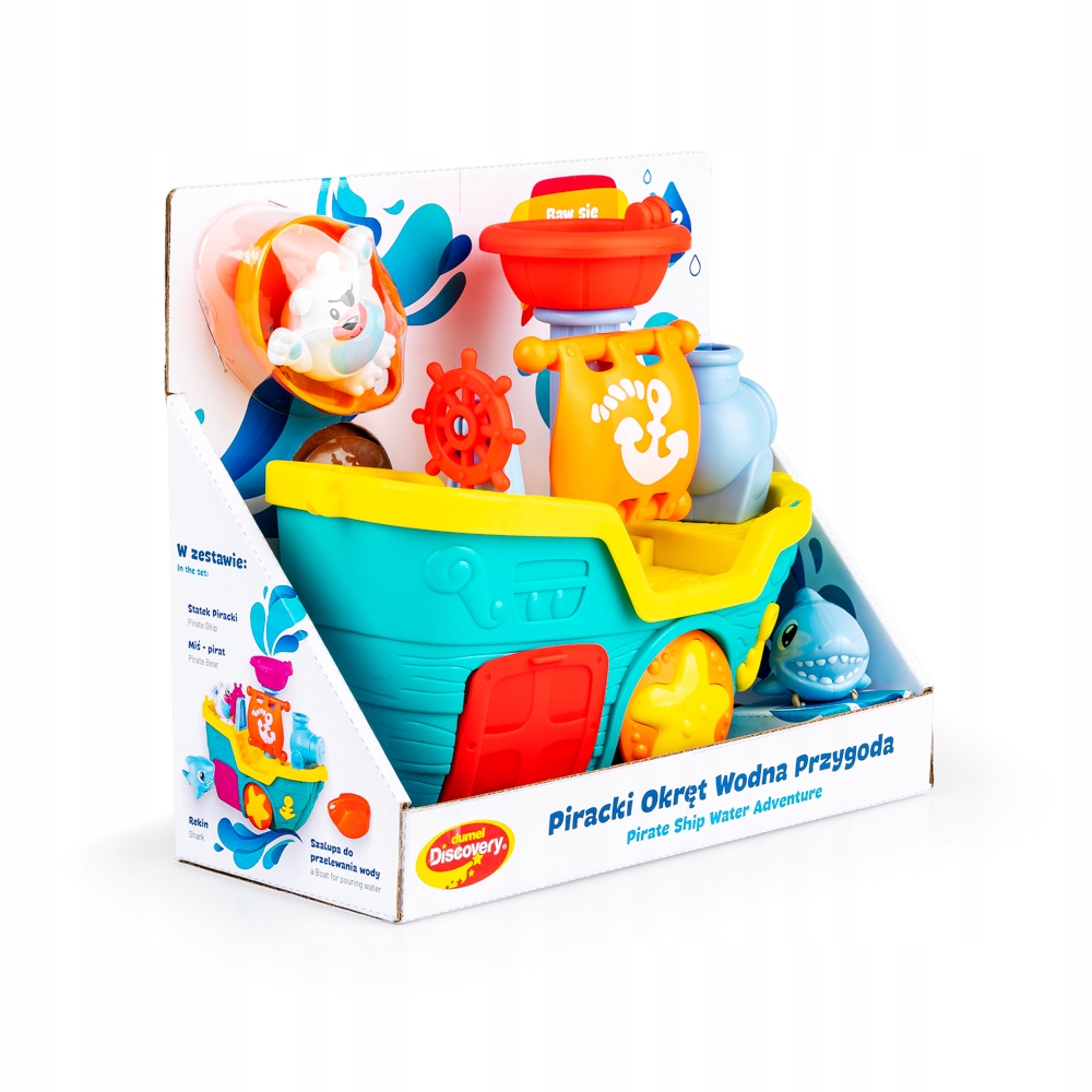 DUMEL PIRACKI OKRĘT WODNA PRZYGODA 4 POMYSŁY NA ZABAWĘ 12M+
