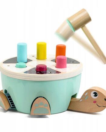 TOPBRIGHT DREWNIANA GRA MOTORYCZNA WBIJANKA 18M+