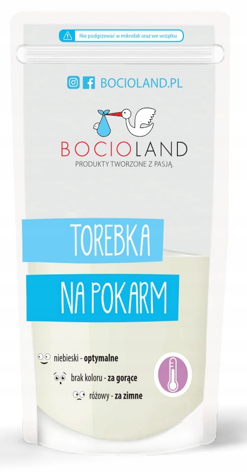 BOCIOLAND WORECZKI TOREBKI DO PRZECHOWYWANIA POKARMU 30 SZTUK