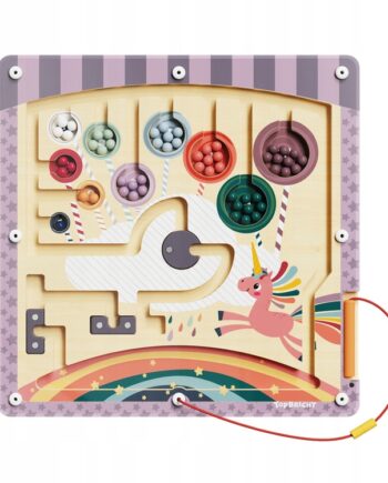 TOPBRIGHT DREWNIANY LABIRYNT MAGNETYCZNY FANTASTYCZNY JEDNOROŻEC 36M+